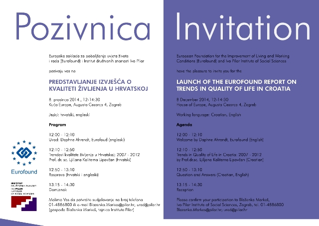 pozivnica invitation